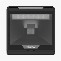 Tiwox VS-8000 2D Karekod ve Barkod Okuyucu Masaüstü Kablolu USB Sunum Tipi Okuyucu