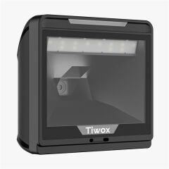 Tiwox VS-8000 2D Karekod ve Barkod Okuyucu Masaüstü Kablolu USB Sunum Tipi Okuyucu