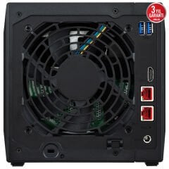 ASUSTOR AS5404T Intel N5105, 4 Yuvalı, 4GB DDR4(8GB Ram Desteği), M.2 x4, 2.5GbE