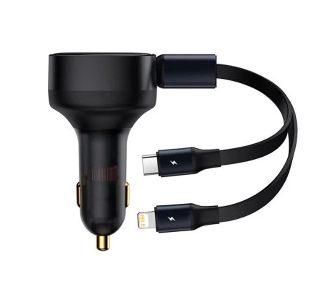 Baseus Enmt 2in1 30W C+LGT Araç Şarj Cihazı (CGTX00001)