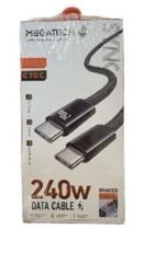 Megatech MT-240T Hasır Type-C To Type-c Data Kablosu