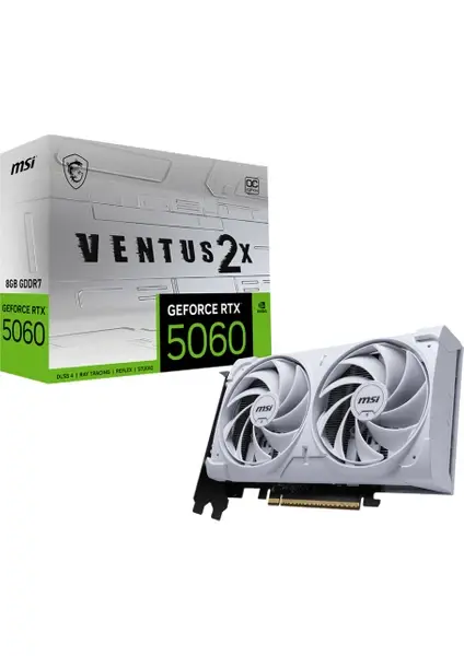MSI GeForce RTX 5060 8G Ventus 2X OC 8GB GDDR7 128-bit DirectX 12 Ekran Kartı