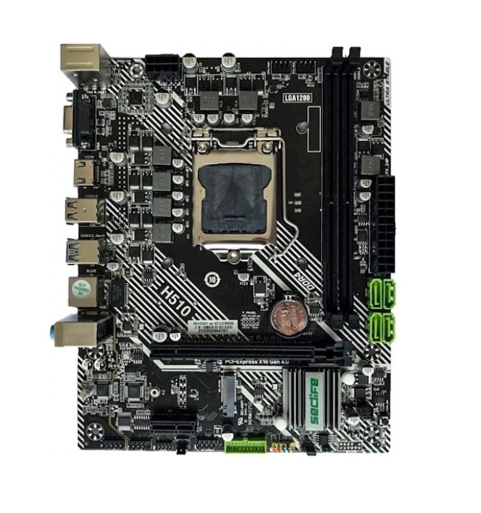 Seclife H510DA Intel H510 LGA1200 DDR4 2933MHz(OC) M.2 mATX Anakart (Yalnızca 10. Nesil İşlemci Destekli)