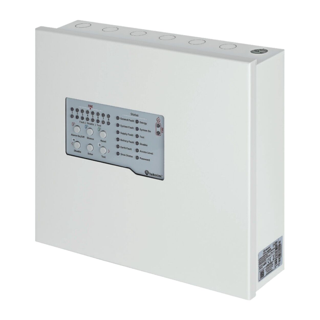 Teknim TFP-4408 8 Bölgeli Konvansiyonel Yangın Alarm Paneli