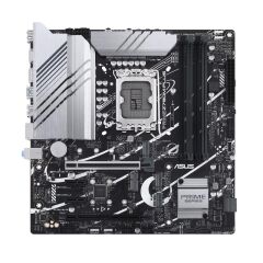 ASUS PRIME Z790M‑PLUS DDR5 7200 MHz (OC) mATX LGA1700 Intel Z790 12./13./14. Nesil İşlemci Uyumlu 1×PCIe 5.0 ×16, 3×M.2, HDMI 2.1, DP 1.4, USB 3.2 Gen 2×2 Type‑C, Intel 1 Gb LAN Anakart