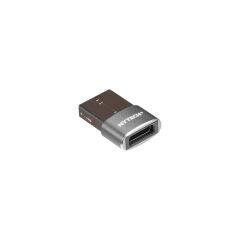 Hytech HY-XO33 Type-C Dişi to USB-A Erkek Metal Gövdeli OTG Çevirici Adaptör Siyah