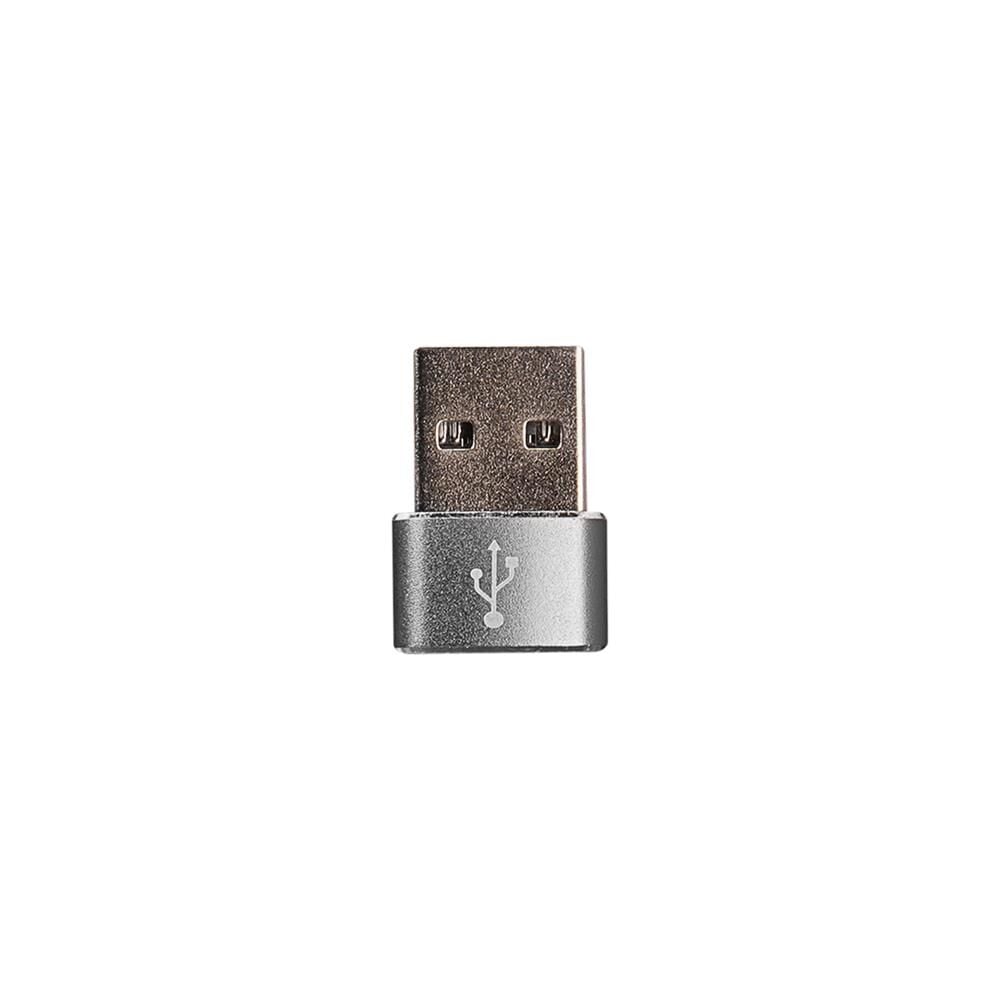 Hytech HY-XO33 Type-C Dişi to USB-A Erkek Metal Gövdeli OTG Çevirici Adaptör Siyah