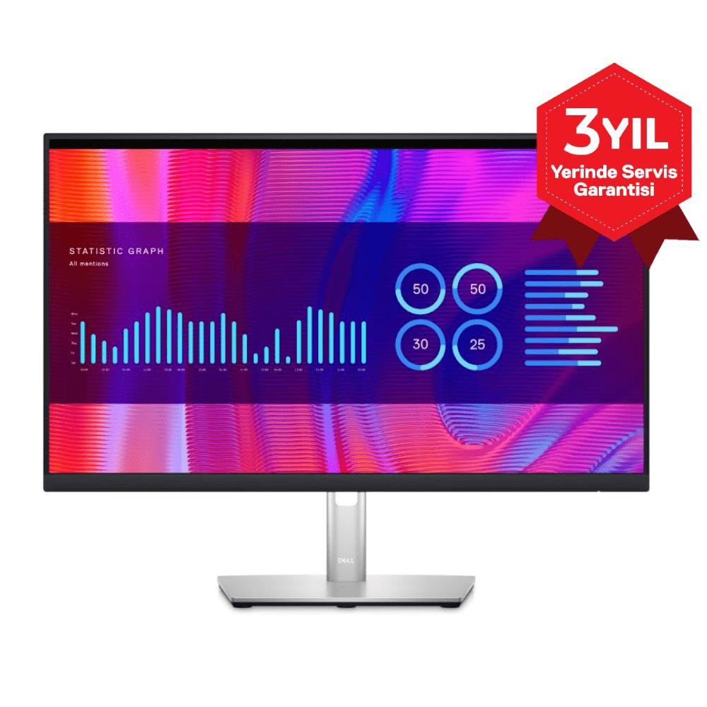 Dell 23.8″ P2423DE QHD (2560×1440) IPS USB‑C Hub Monitör – HDMI, DisplayPort, USB‑C Power Delivery
