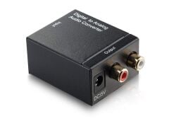 Hytech HY-DGA10 Digital to Analog Ses Çevirici Adaptör, Coaxial/Optical to RCA Stereo, Yüksek Kaliteli Ses Dönüşümü