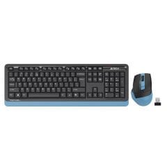 A4 Tech Fstyler FG1035 Kablosuz Q-Türkçe Multimedya Klavye ve Mouse Set - Mavi