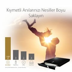 Asus SDRW-08D2S-U Lite Slim Harici USB 2.0 DVD Yazıcı - Siyah