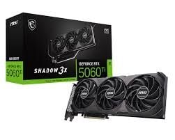 MSI NVIDIA GeForce RTX 5060 Ti 8GB GDDR7 128 Bit SHADOW 3X OC CLASSIC Ekran Kartı