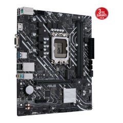 Asus Prime H610M-K D4 ARGB Intel H610 Soket 1700 DDR4 3200MHz mATX Anakart