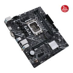 ASUS PRIME H610M-K D4 ARGB Intel H610 LGA1700 DDR4 3200 HDMI M2 USB3.2 AURA RGB