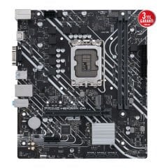 ASUS PRIME H610M-K D4 ARGB Intel H610 LGA1700 DDR4 3200 HDMI M2 USB3.2 AURA RGB