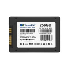TwinMOS 256GB 2.5'' SATA3 SSD (580MB/s Okuma - 550MB/s Yazma) TLC 3D NAND (Gri) TM256GH2UGL