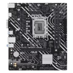 ASUS PRIME H610M‑K ARGB DDR5 5600 MHz Intel LGA 1700 Micro‑ATX H610 Anakart (12. / 13. / 14. Nesil Intel CPU Uyumlu, VGA + HDMI, 1×M.2, USB 3.2 Gen 1, Aura Sync RGB)