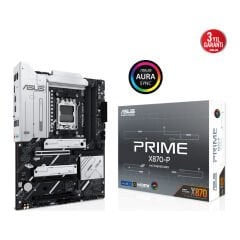 ASUS PRIME X870-P AMD X870 AM5 DDR5 8000MHz (OC) 4x M.2 2x USB4 2.5Gbit LAN ATX Anakart