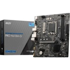 MSI PRO H610M-G DDR5 LGA1700 Micro-ATX Anakart (DDR5 5600 OC, RGB)