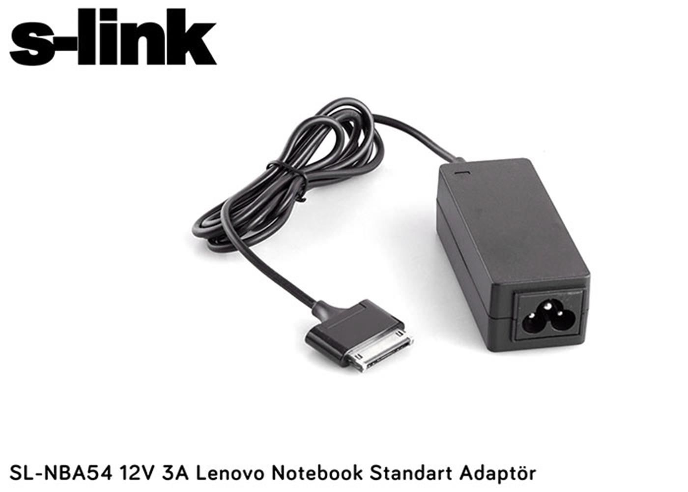 S-link SL-NBA54 12V 1.5A DC Notebook Adaptörü Güç Kaynağı Şarj Cihazı