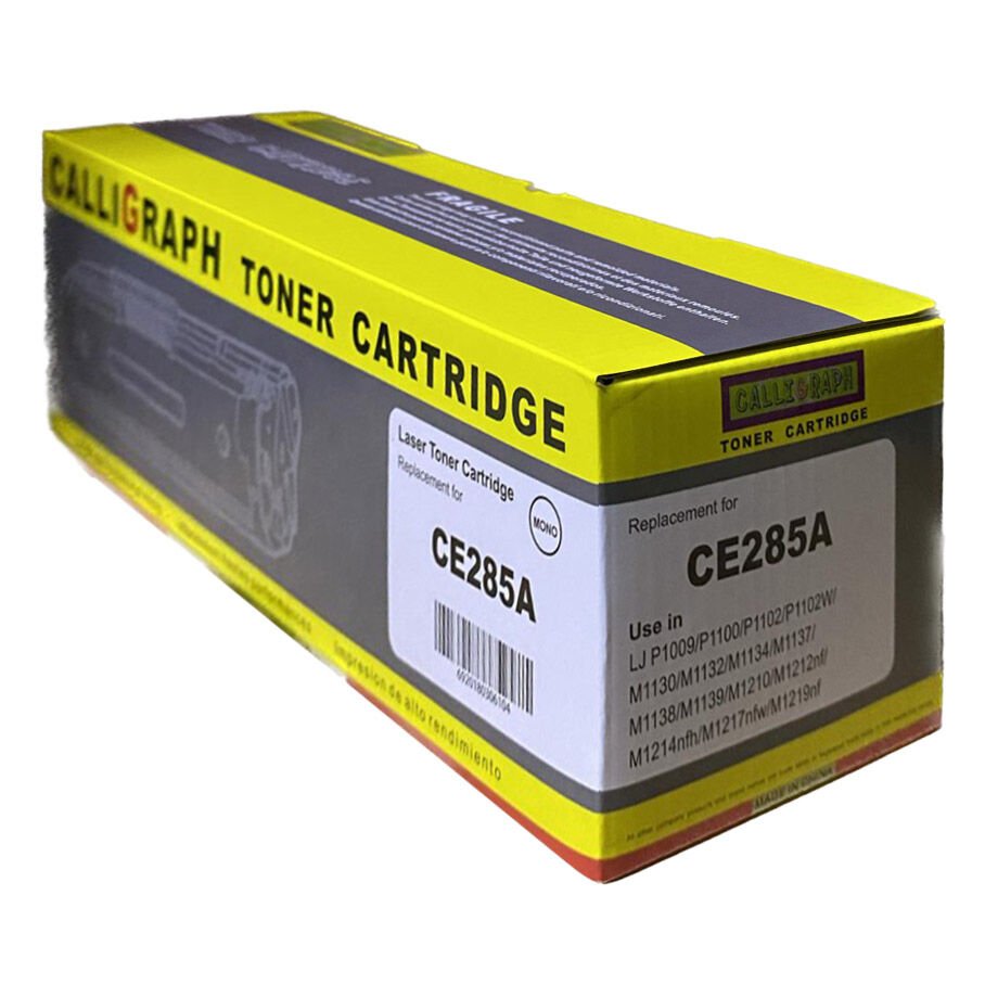 Calligraph HP CE285A / Canon CRG-725 Uyumlu Muadil Siyah (Black) Toner - 1.600 Sayfa