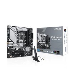 ASUS PRIME B760M-A WiFi DDR5 7200MHz 2xHDMI 1xDP 2xM.2 USB 3.2 mATX 1700P (12., 13. ve 14. Nesil İşlemci Uyumlu)