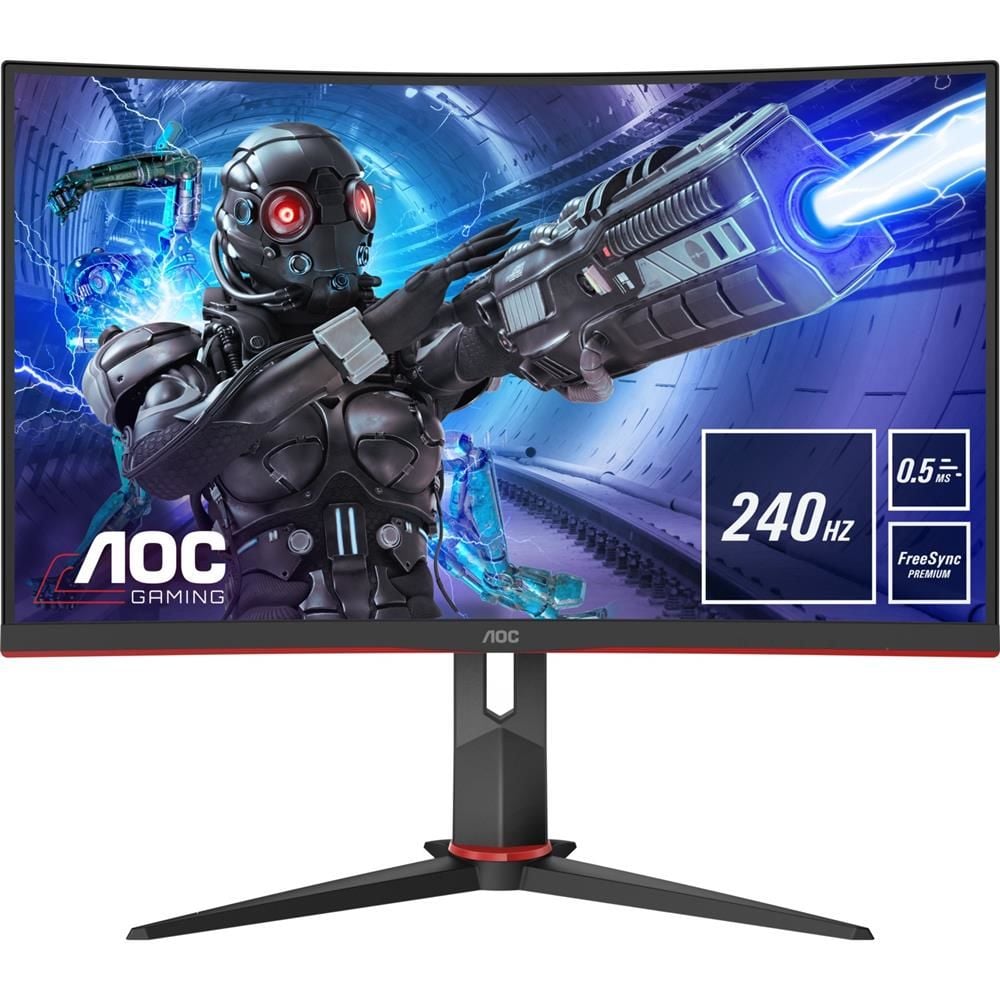 AOC 27'' C27G2ZU-BK 240Hz 0.5ms FreeSync Full HD Curved Monitör