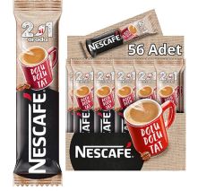 Nescafe 2ü1 Arada Şekersiz Hazır Kahve Karışımı 10 g x 56 Adet (SKU: 12571426)