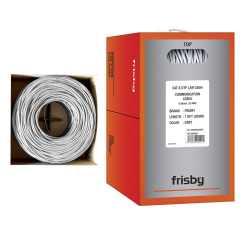 Frisby FR-CAT601 Cat6 UTP 23 AWG 305 Metre Gri Network Veri Kablosu (Rulo)