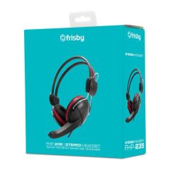 FRISBY FHP-235 Kablolu Mikrofonlu Kulaküstü Kulaklık Siyah (40mm Sürücü, 3.5mm Çift Jack)