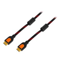 Frisby FA‑HD43 10 Metre 24K Altın Kaplama Uçlu HDMI v1.4 3D Destekli %100 Saf Bakır Örgülü PVC HDMI‑HDMI Kablo