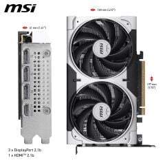 MSI GeForce RTX 5050 8G Ventus 2X OC 8GB GDDR6 128-bit DirectX 12 Ekran Kartı