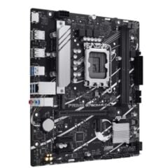 ASUS PRIME B760M‑R D4 DDR4 5333 MHz OC Dual‑Channel 64GB, 2× PCIe 4.0 M.2 (2242/2260/2280), Realtek 2.5 Gb Ethernet, HDMI™ 4K@60Hz, USB 3.2 Gen 1 (5 Gbps) Back‑Panel mATX Anakart (LGA 1700/Intel 12., 13. ve 14. Nesil Uyumlu)