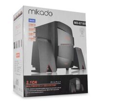 Mikado MD-671BT 2+1 40W RMS Siyah Usb+SD+Fm Destekli Multimedia Bluetooth Speaker