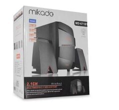 Mikado MD-671BT 2+1 40W RMS Siyah USB+SD+FM Destekli Multimedia Bluetooth Speaker