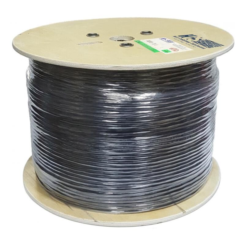 HCS H06‑00465‑DP 4x2x23 AWG CAT‑6 U/UTP Outdoor PE Siyah 500 m Makara