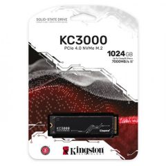Kingston 1TB KC3000 SKC3000S-1024G PCIe NVMe M.2 SSD (7000MB Okuma - 6000MB Yazma)