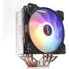 Frisby FCL-F1336C RGB 120mm 6 Bakır Borulu Kule Tipi CPU Hava Soğutucu (LGA1700 / LGA1851 / AM5 Uyumlu)