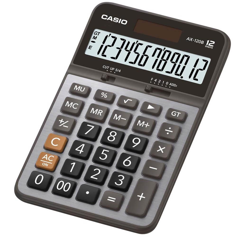 Casio AX-120B 12 Haneli Masaüstü Hesap Makinesi - Mini Masa Tipi
