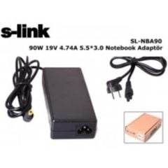 S-link SL-NBA90 90W 19V 4.74A 5.5x3.0 mm Samsung Uyumlu Notebook Adaptörü Bataryası