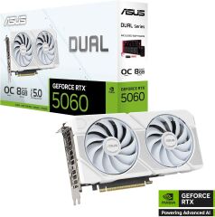 Asus DUAL-RTX5060-O8G-WHITE 8GB GDDR7 128Bit
