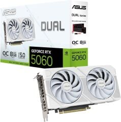 Asus DUAL-RTX5060-O8G-WHITE 8GB GDDR7 128Bit