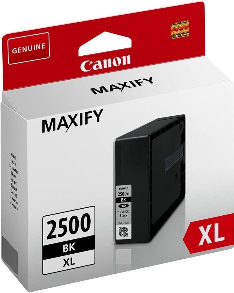 Canon PGI-2500XL BK Siyah (Black) Yüksek Kapasiteli Orijinal Mürekkep Kartuşu - 9254B001