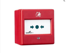 COOPER CBG370S Elektronik Adreslenebilir Yangın İhbar Butonu Dahili Kısa Devre İzolatörlü Manuel Alarm Butonu
