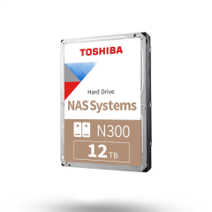 Toshiba N300 12TB 3.5'' 7200RPM 256MB Cache SATA 3 NAS Dahili Sabit Disk (HDWG21CEZSTA)