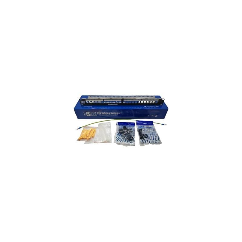 HCS 19'' 1U 24 Port Boş Patch Panel (P00-02450-1U)