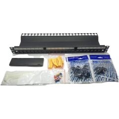 HCS 19'' 1U 24 Port Boş Patch Panel (P00-02450-1U)