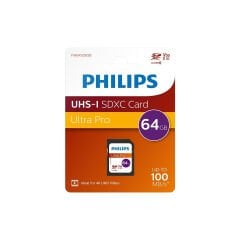Philips 64GB SDXC 100MB/s Class 10 FM64SD65B/00 Hafıza Kartı