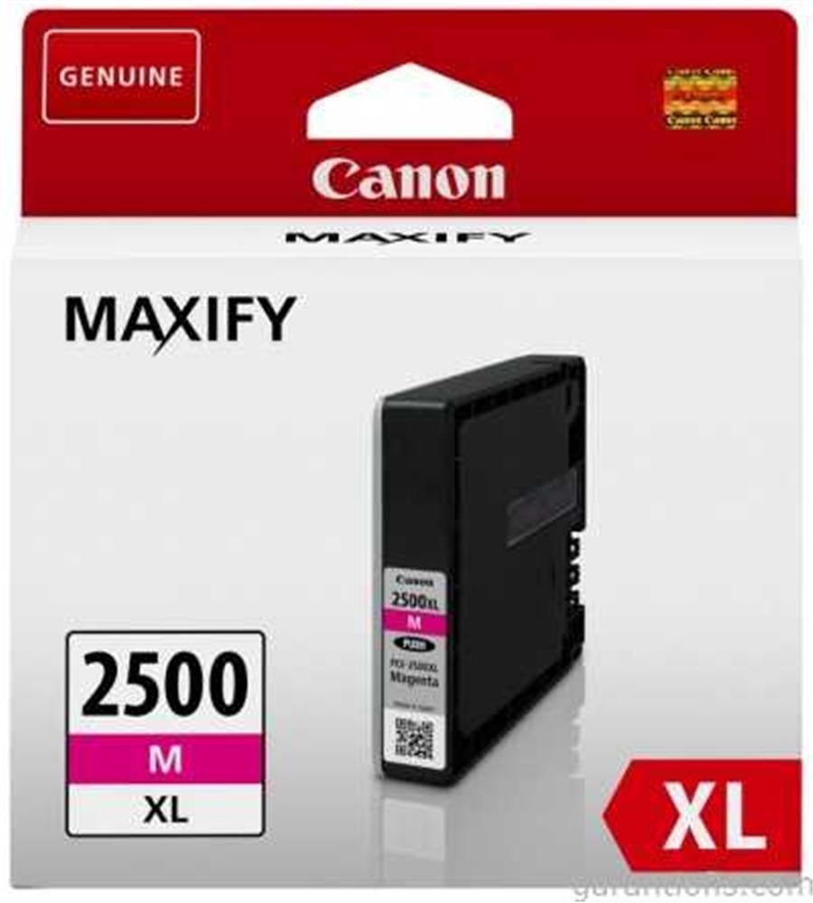 Canon PGI-2500XL M Macenta (Magenta) Yüksek Kapasiteli Orijinal Mürekkep Kartuşu (9266B001)
