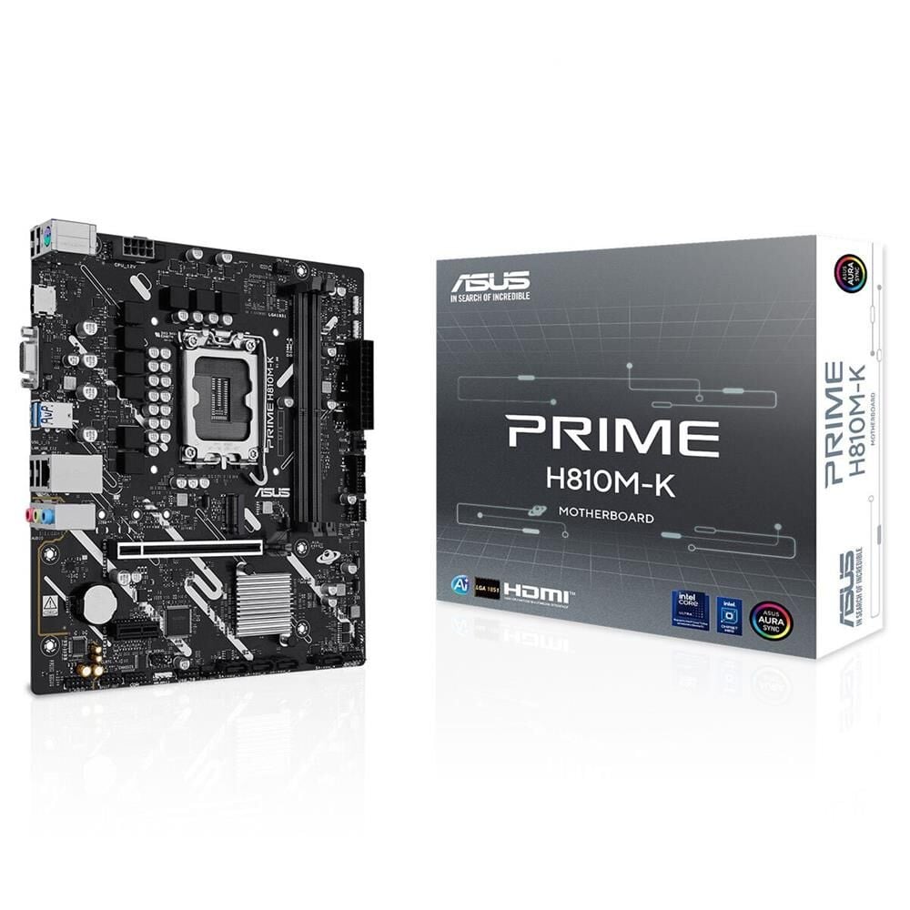 Asus Prime H810M-K Intel H810 LGA1851 DDR5 6400MHz (OC) M.2 mATX Anakart